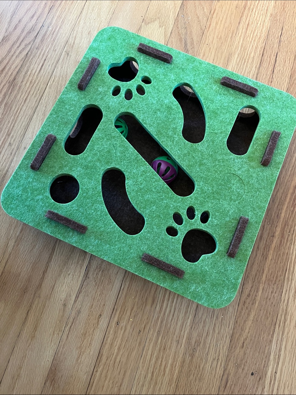 Cat Interactive Puzzle Toy - Green